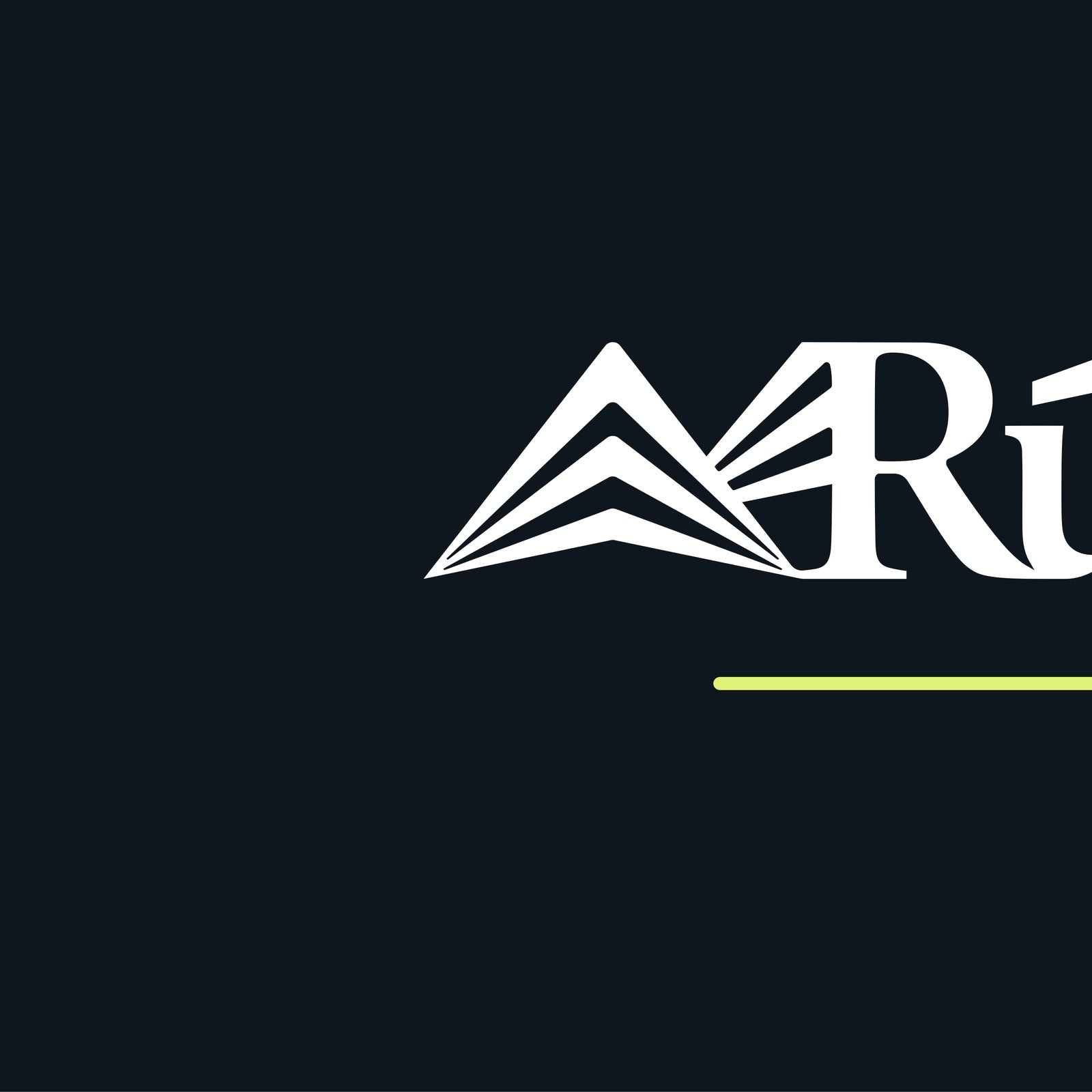 Rungne on black banner horizontal — artwork (Banners)