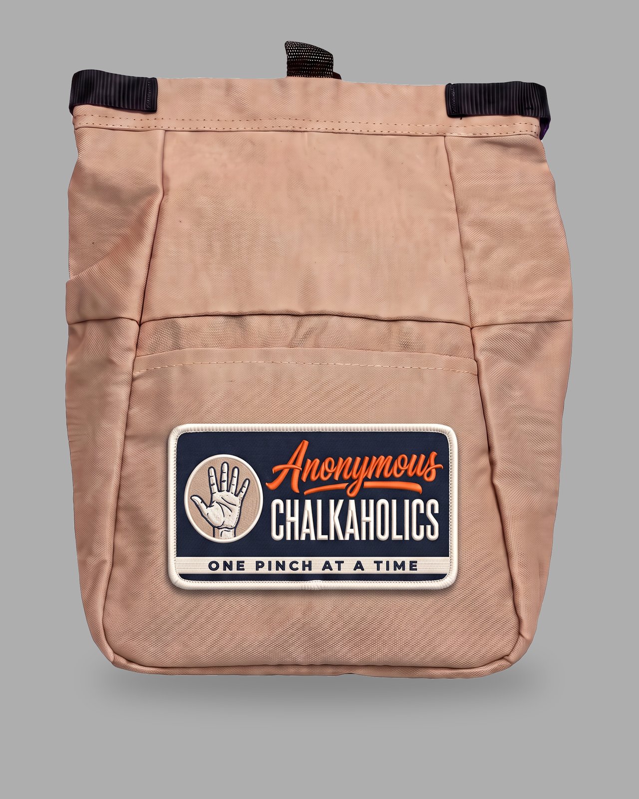 Canvas Anonymous Chalkaholics Bucket — Beige — packshot