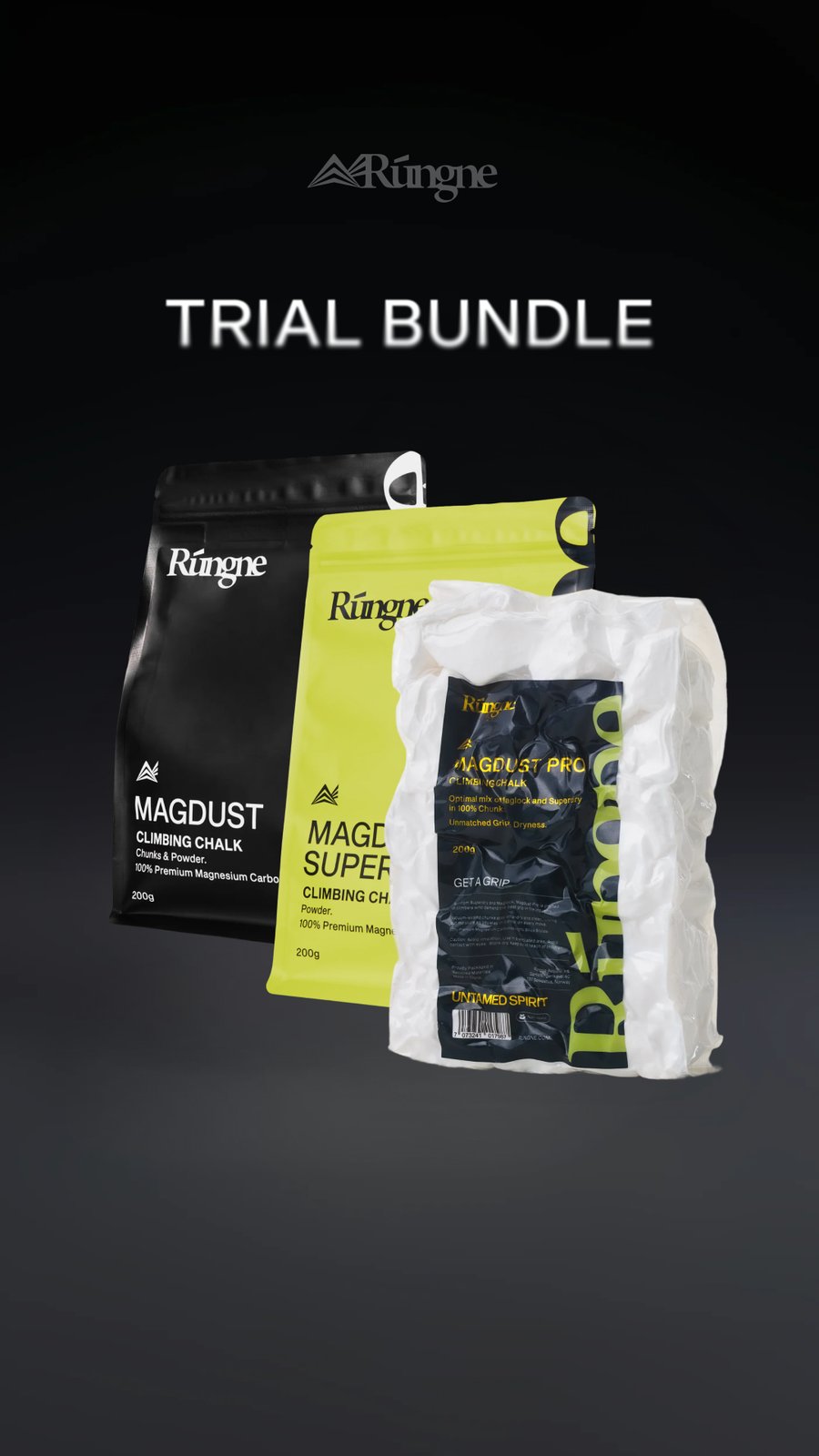 Magdust Trial Bundle — packshot with spec panel