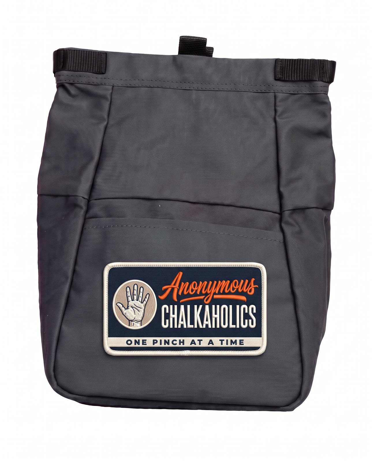Canvas Anonymous Chalkaholics Bucket — Dark Grey — packshot