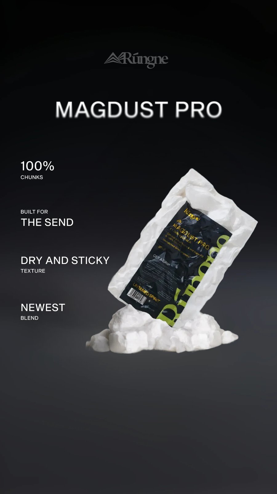 Magdust Pro — packshot with spec panel