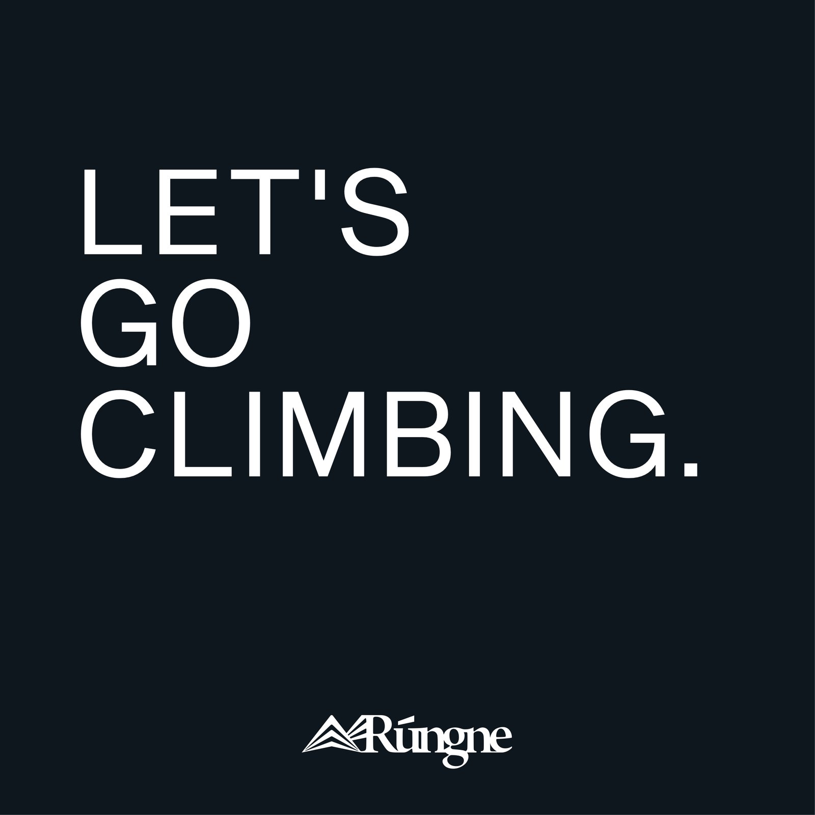 Lets Go Climbing Sticker — artwork (STickers)