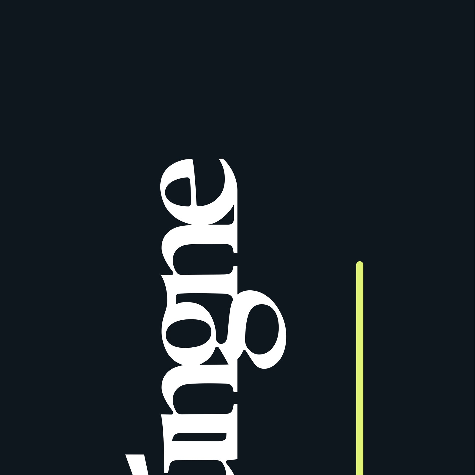 Rungne on-black vertical — artwork (Banners)
