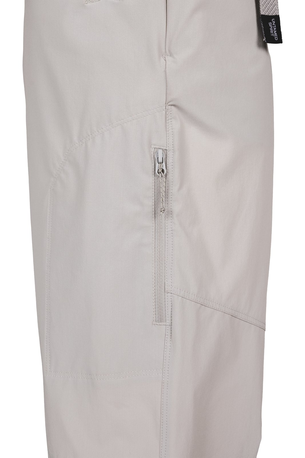 Beige pants — zip detail — 2339