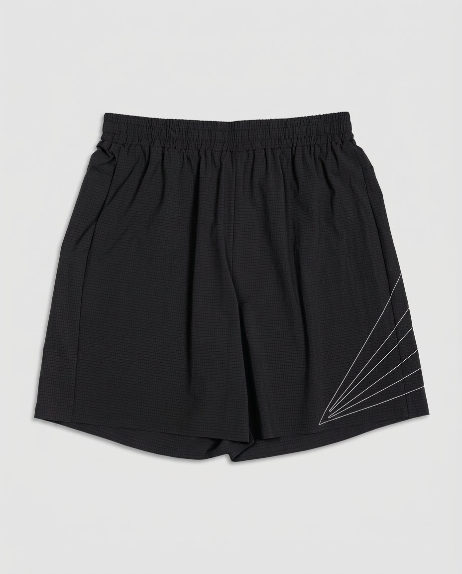 Performance Flash Shorts Mens — Onyx Black — packshot