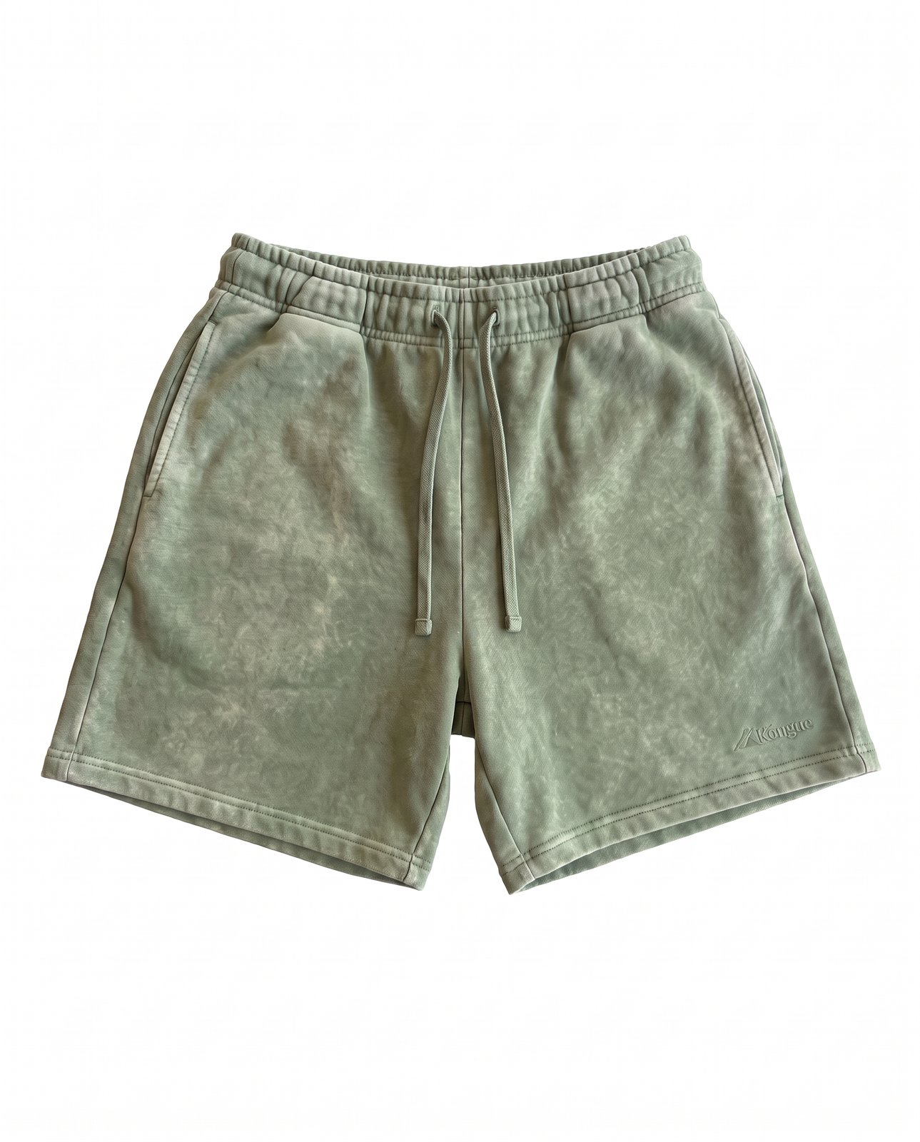 Project Sweatshorts — Sage Green — packshot