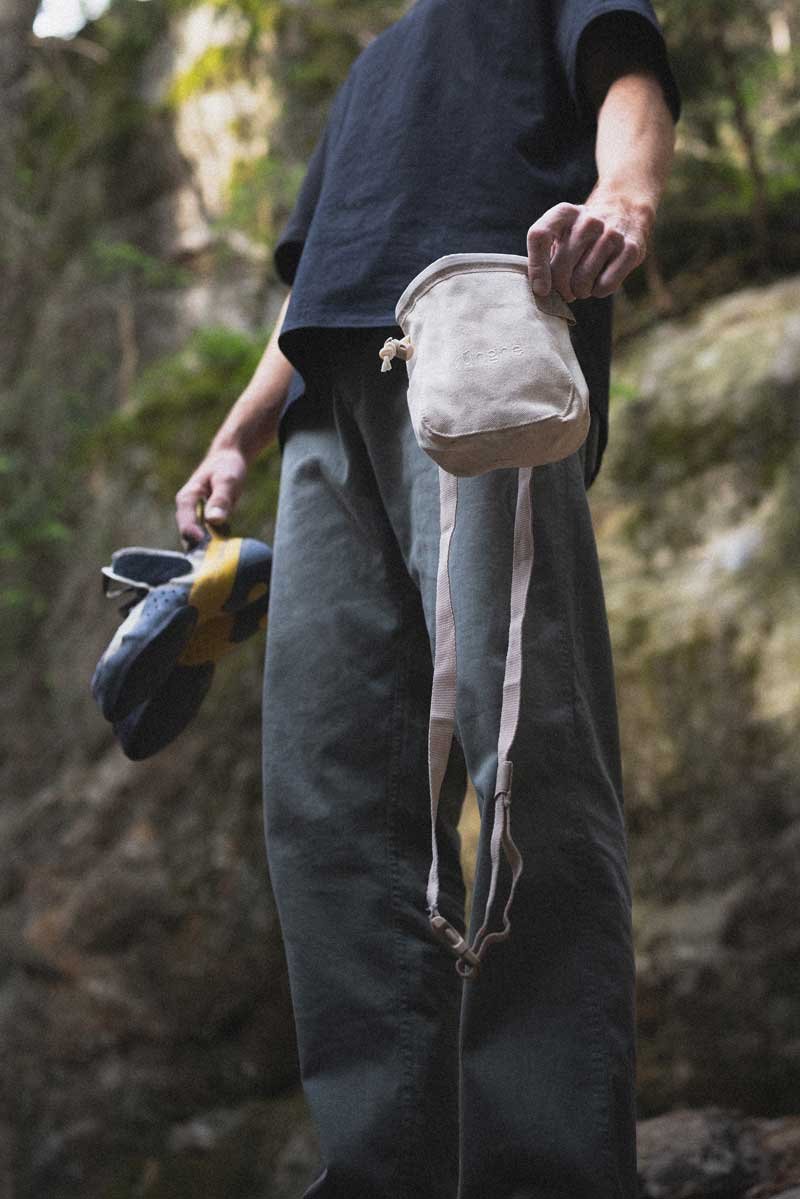 Natural Chalk Bag — lifestyle