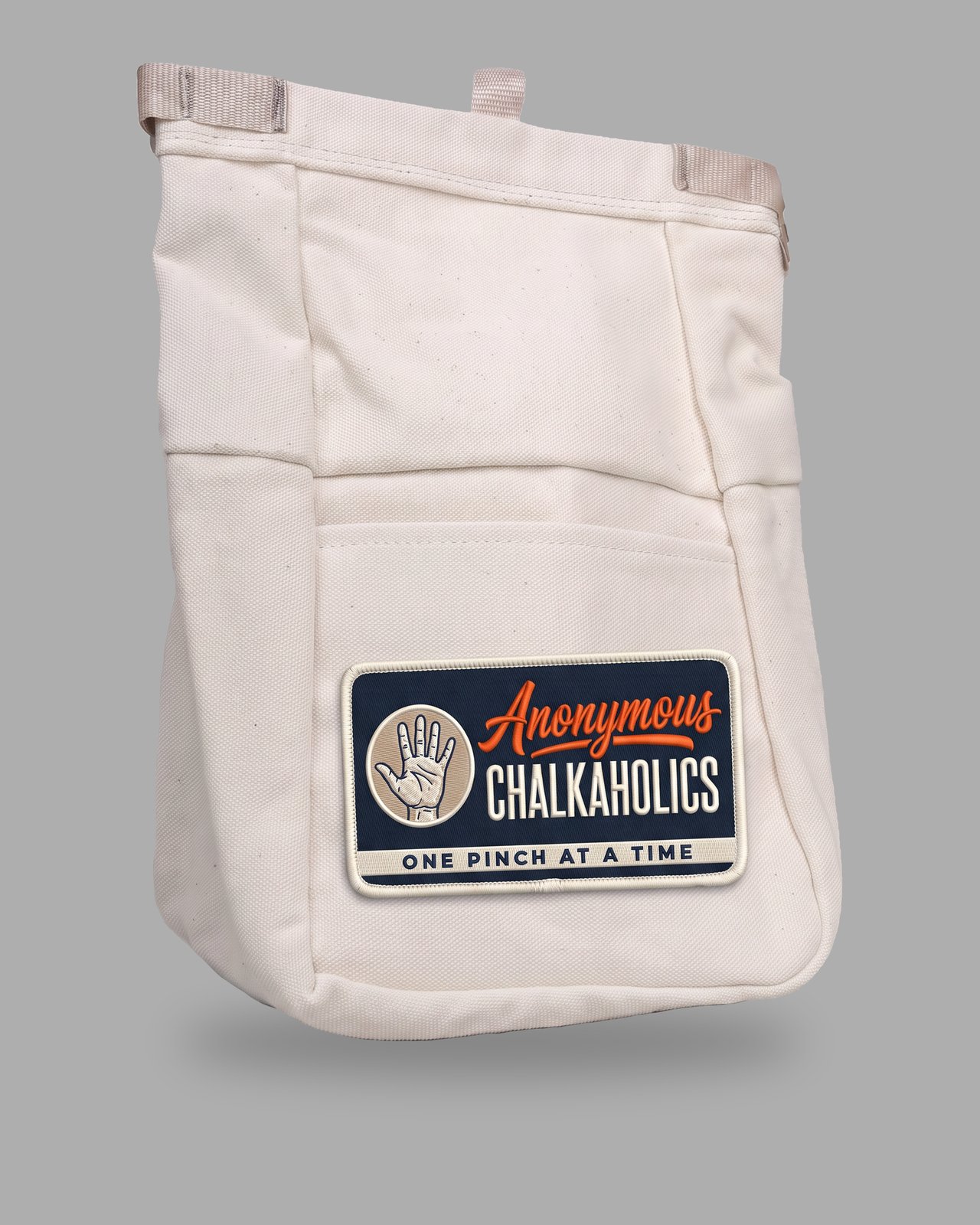 Canvas Anonymous Chalkaholics Bucket — Natural — packshot