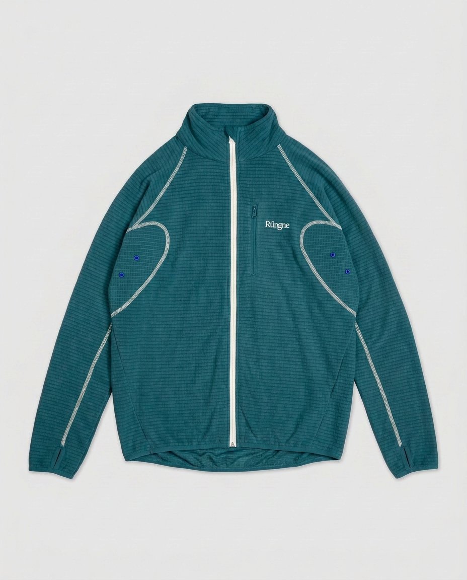Performance Approach Zip — Deep Teal — packshot